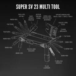Lezyne Super SV Multitool -Werkstatt Verkäufe 33513 4 Z 228